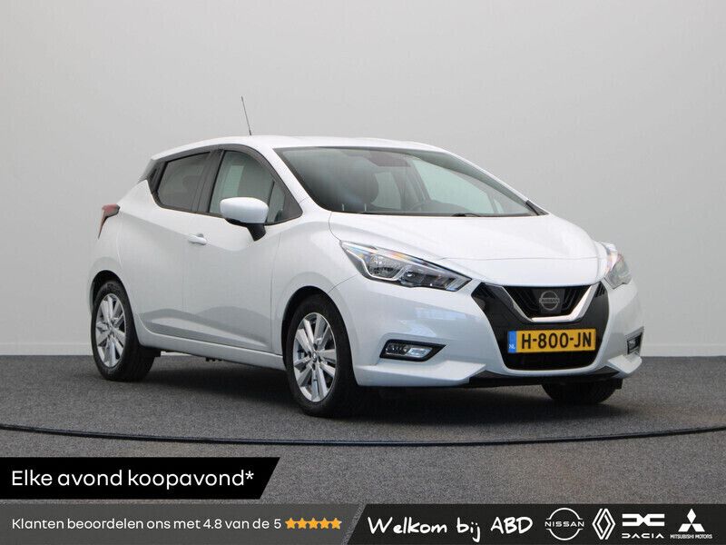 Wit Gebruikt 2020 Nissan Micra N-Connecta Hatchback | € 11.840 (Eerlijke prijs) - Afbeelding 1/3