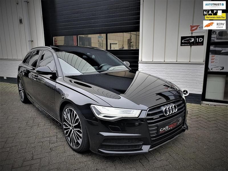 Zwart (metallic) Gebruikt 2016 Audi A6 Competition Stationwagen | € 32.950 - Afbeelding 1/4