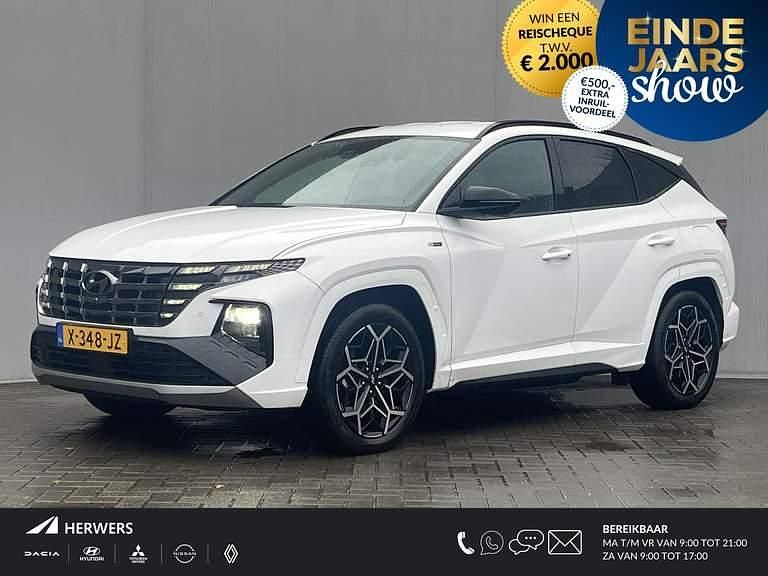 Atlas white (saw) Occasion 2024 Hyundai Tucson SUV | € 37.435 (Eerlijke prijs) - Afbeelding 1/4