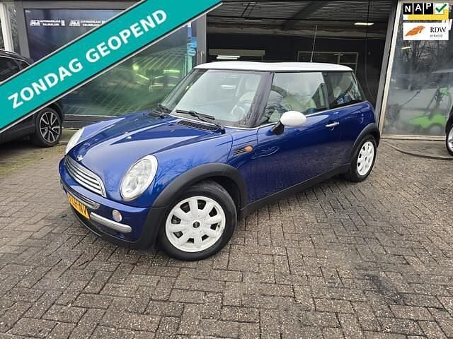 Blauw Occasion 2003 Mini Cooper Pepper Hatchback | € 2.450 (Super prijs) - Afbeelding 1/4