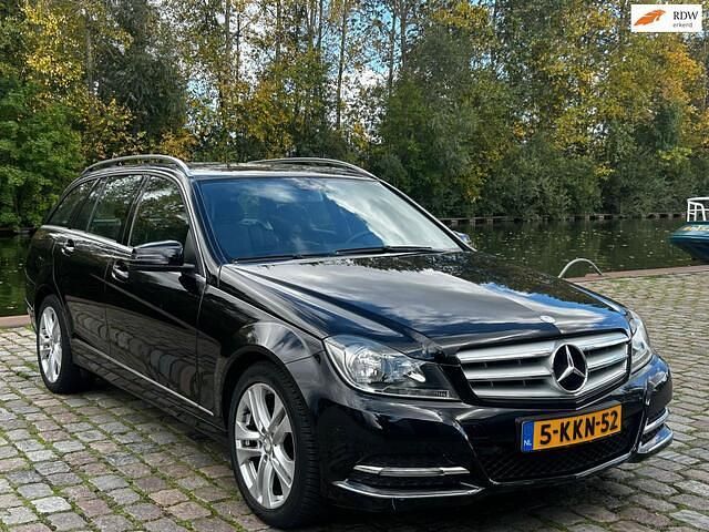 Zwart Gebruikt 2012 Mercedes C180 Avantgarde Stationwagen | € 12.999 (Eerlijke prijs) - Afbeelding 1/4