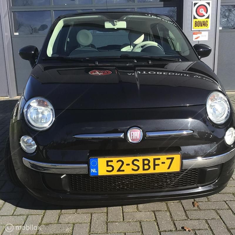 Occasion Fiat 500 Lounge 86 PK (63 kW) 2011 Zwart Hatchback