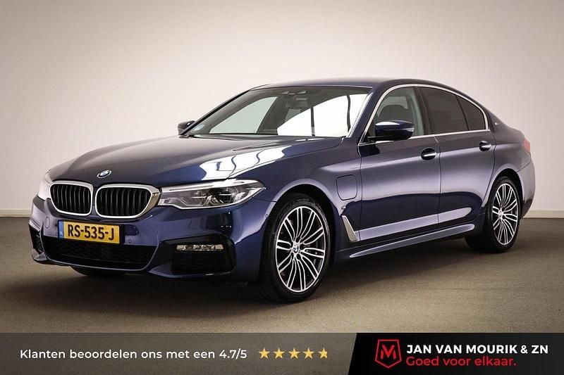 Blauw Gebruikt 2018 BMW 530e Executive Sedan | € 29.695 (Iets duurder) - Afbeelding 1/4