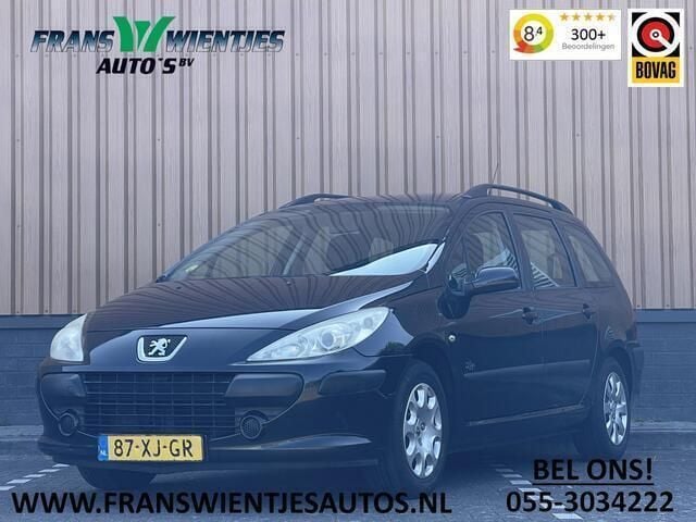 Zwart Gebruikt 2007 Peugeot 307 Stationwagen | € 1.149 (Eerlijke prijs) - Afbeelding 1/4