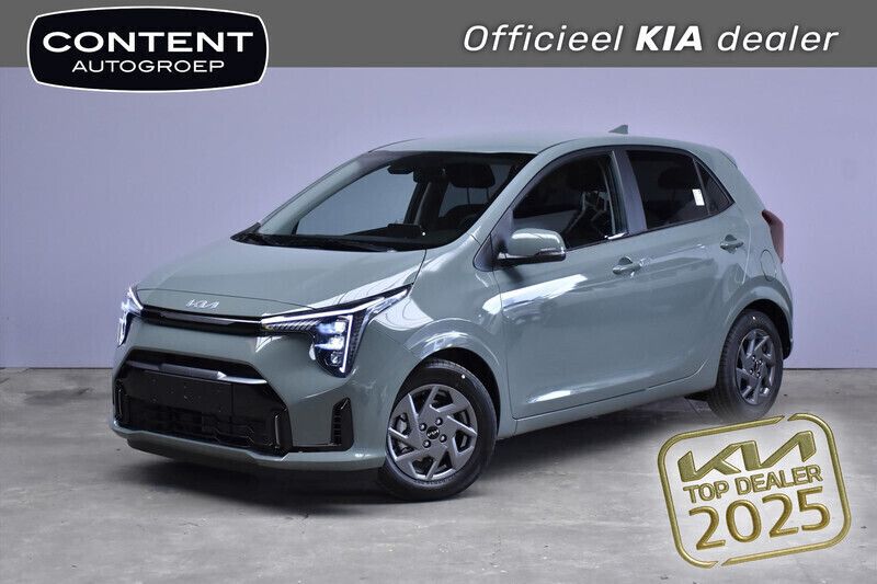 Groen metallic Nieuw 2024 Kia Picanto 4 Hatchback | € 20.540 (Eerlijke prijs) - Afbeelding 1/4