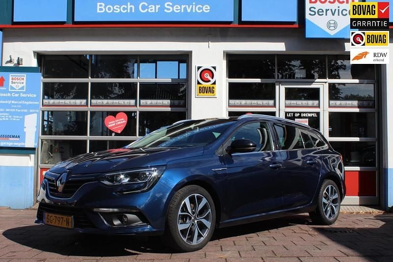 Blauw Gebruikt 2018 Renault Mégane GrandTour LIMITED Stationwagen | € 14.950 (Eerlijke prijs) - Afbeelding 1/4