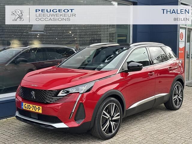 Rood Gebruikt 2023 Peugeot 3008 GTi SUV | € 29.850 (Iets duurder) - Afbeelding 1/4