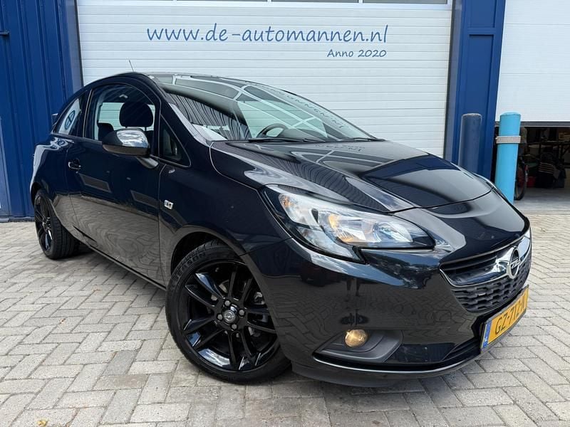 Zwart Gebruikt 2015 Opel Corsa Edition Hatchback | € 5.295 (Goede deal) - Afbeelding 1/4
