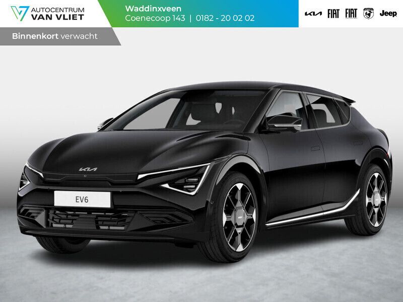 Zwart Nieuw 2025 Kia EV6 Plus SUV | € 51.390 (Eerlijke prijs) - Afbeelding 1/4