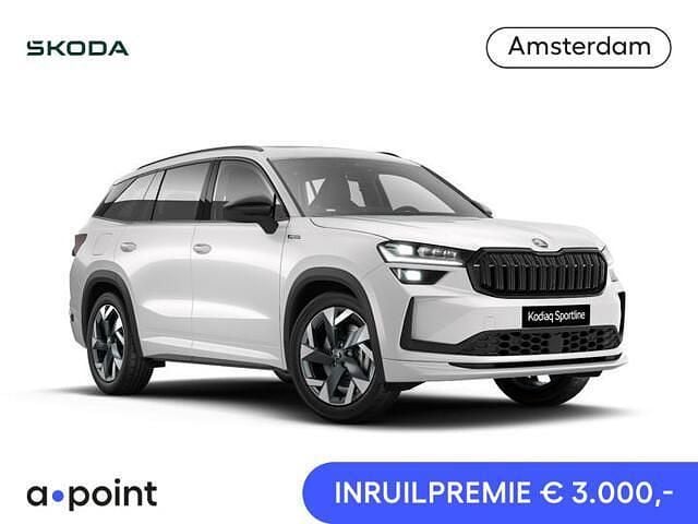 Wit Nieuw 2026 Skoda Kodiaq Business Line SUV | € 54.888 (Eerlijke prijs) - Afbeelding 1/4
