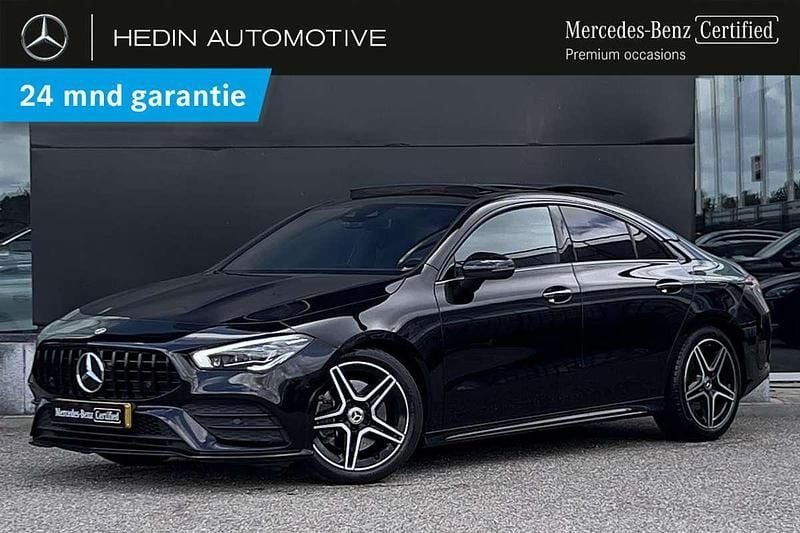 Zwart, metallic lak Gebruikt 2021 Mercedes CLA200 Business Coupé | € 29.900 (Eerlijke prijs) - Afbeelding 1/3