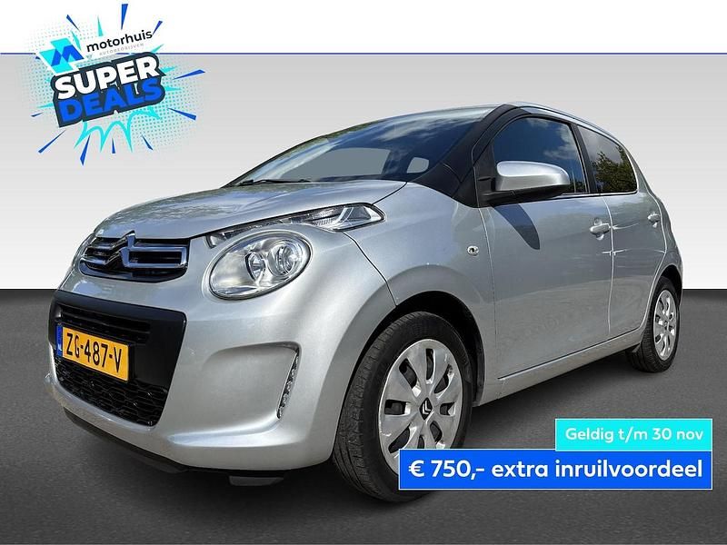 Grijs Gebruikt 2019 Citroën C1 Feel Hatchback | € 7.945 (Goede deal) - Afbeelding 1/4