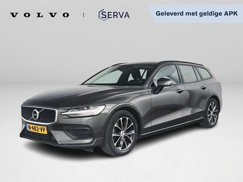 Grijs Gebruikt 2021 Volvo V60 Momentum Stationwagen | € 21.900 (Eerlijke prijs) - Afbeelding 1/4
