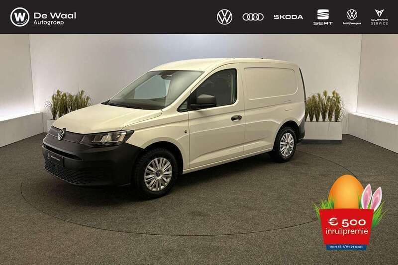 Wit Gebruikt 2023 VW Caddy Comfortline MPV | € 15.395 (Goede deal) - Afbeelding 1/3