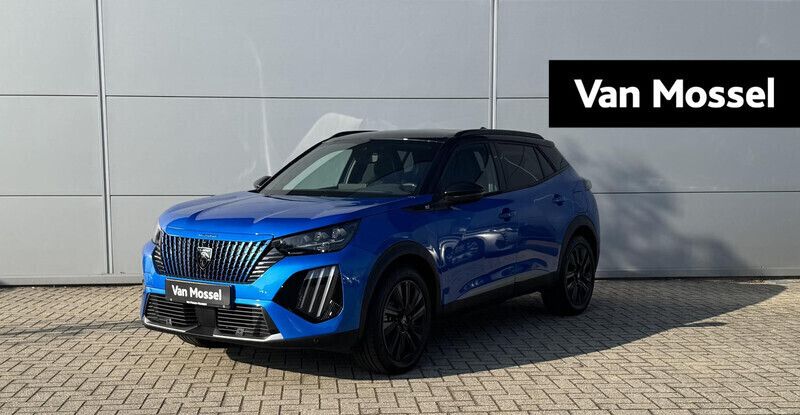 Blauw Nieuw 2025 Peugeot e-2008 GTi SUV | € 39.940 (Eerlijke prijs) - Afbeelding 1/4