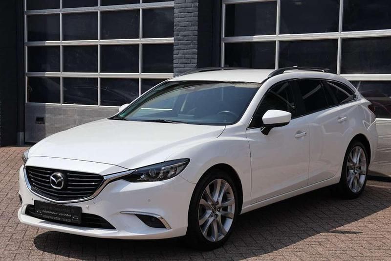 Wit Gebruikt 2018 Mazda 6 Stationwagen | € 22.950 (Eerlijke prijs) - Afbeelding 1/4