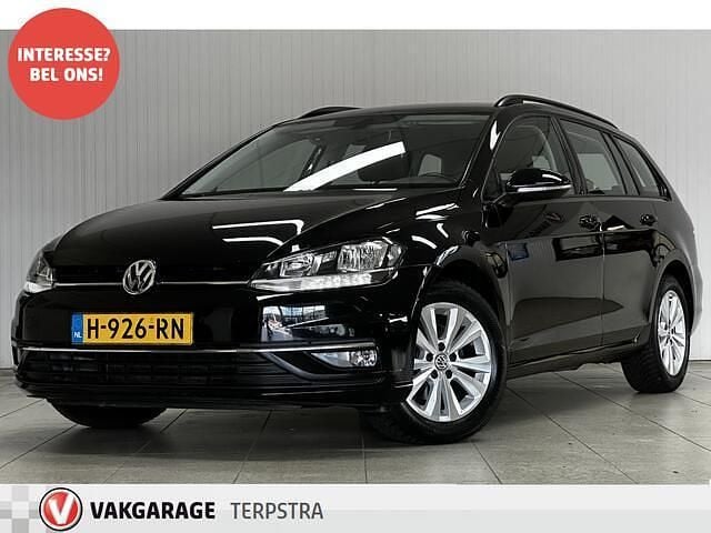 Zwart Gebruikt 2020 VW Golf VII Comfortline Stationwagen | € 7.995 (Super prijs) - Afbeelding 1/4
