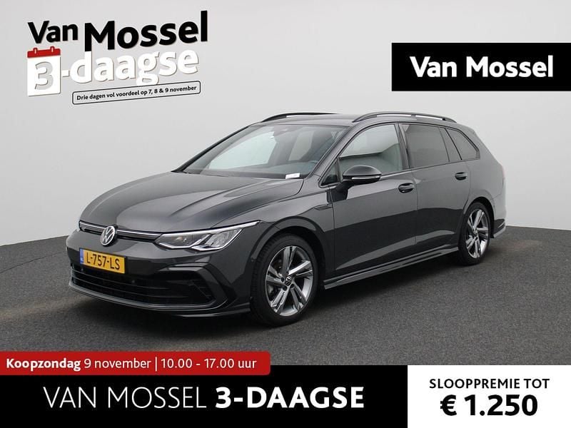 Grijs Gebruikt 2021 VW Golf VIII R-line Stationwagen | € 23.900 (Eerlijke prijs) - Afbeelding 1/4