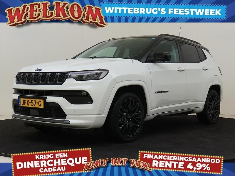 Wit Gebruikt 2022 Jeep Compass SUV | € 29.925 (Eerlijke prijs) - Afbeelding 1/4