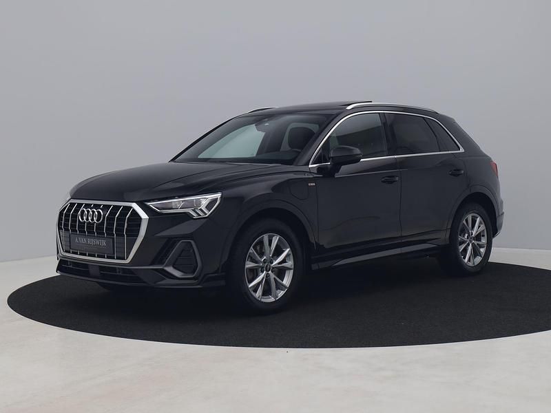Zwart Gebruikt 2021 Audi Q3 S-Line SUV | € 29.700 (Super prijs) - Afbeelding 1/4