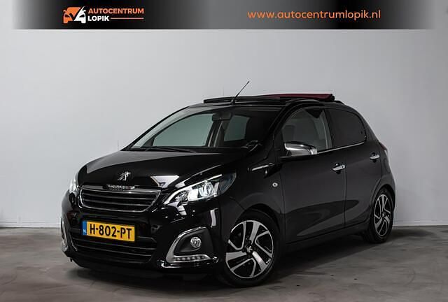 Zwart Gebruikt 2015 Peugeot 108 Allure Top Hatchback | € 7.490 (Eerlijke prijs) - Afbeelding 1/4