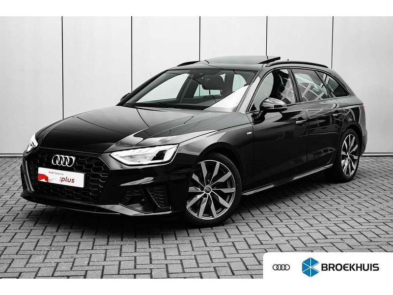 Zwart Gebruikt 2020 Audi A4 Sport Stationwagen | € 31.900 (Eerlijke prijs) - Afbeelding 1/4