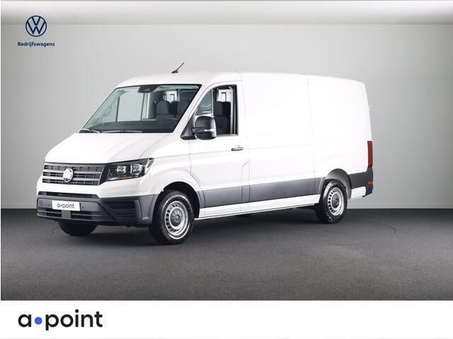 Wit Nieuw 2024 VW Crafter Trendline Van | € 32.100 - Afbeelding 1/4