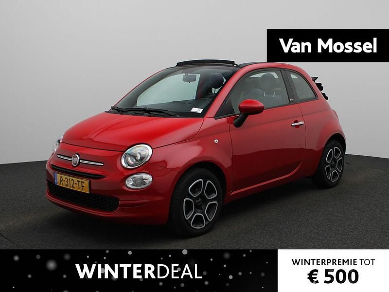 Rood Gebruikt 2022 Fiat 500C Club Cabriolet | € 13.245 (Super prijs) - Afbeelding 1/3
