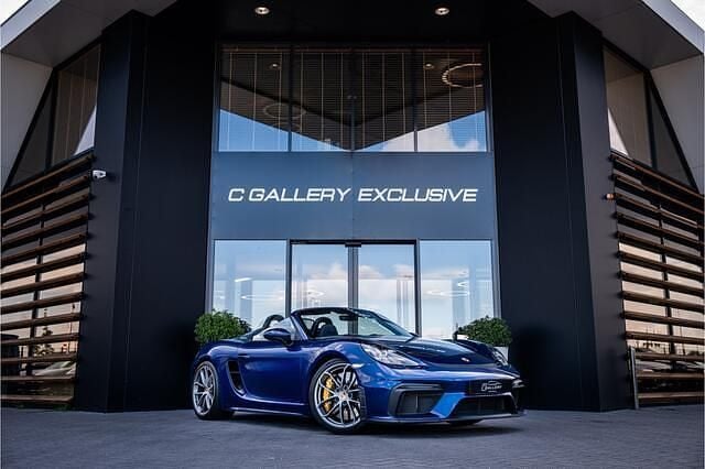 Blauw Gebruikt 2021 Porsche 718 Spyder Sport Cabriolet | € 139.995 - Afbeelding 1/4