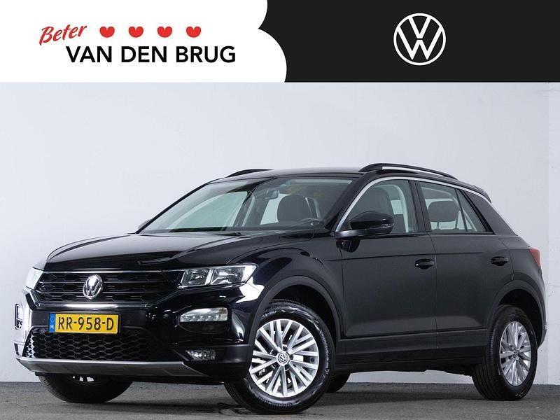 Zwart Gebruikt 2018 VW T-Roc Style SUV | € 15.800 (Eerlijke prijs) - Afbeelding 1/4