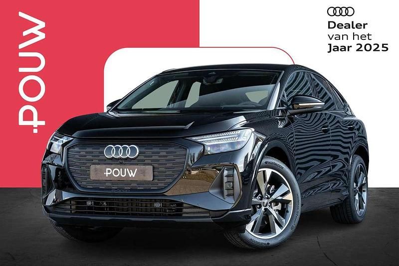 Zwart Nieuw 2025 Audi Q4 Sportback e-tron Advanced SUV | € 55.450 (Iets duurder) - Afbeelding 1/4