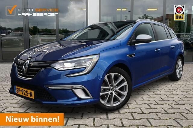 Blauw Gebruikt 2018 Renault Mégane GT Line GT-Line Stationwagen | € 10.900 (Eerlijke prijs) - Afbeelding 1/4