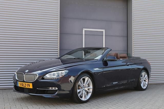 Blauw, metallic lak Gebruikt 2013 BMW 650 Cabriolet Executive Cabriolet | € 31.999 - Afbeelding 1/4