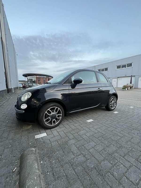 Zwart Gebruikt 2008 Fiat 500 Hatchback | € 3.499 (Eerlijke prijs) - Afbeelding 1/4