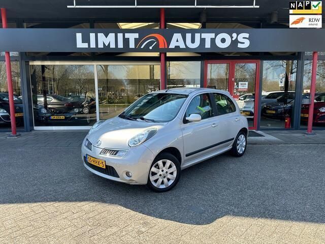 Wit Gebruikt 2008 Nissan Micra Acenta Hatchback | € 3.999 (Duur) - Afbeelding 1/4