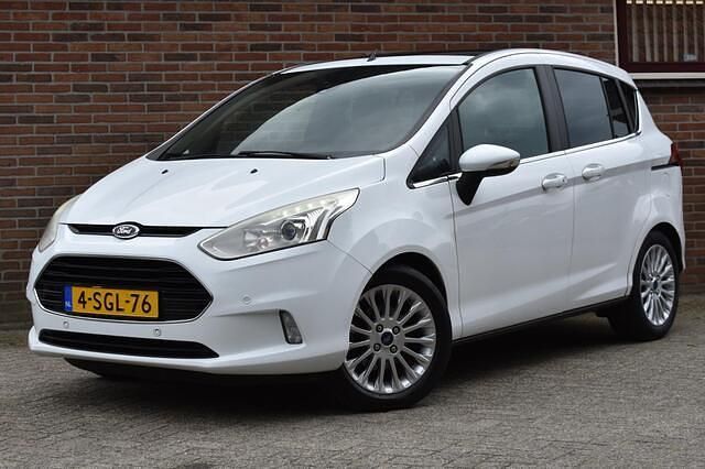 Wit Gebruikt 2013 Ford B-MAX Titanium MPV | € 1.949 (Super prijs) - Afbeelding 1/4