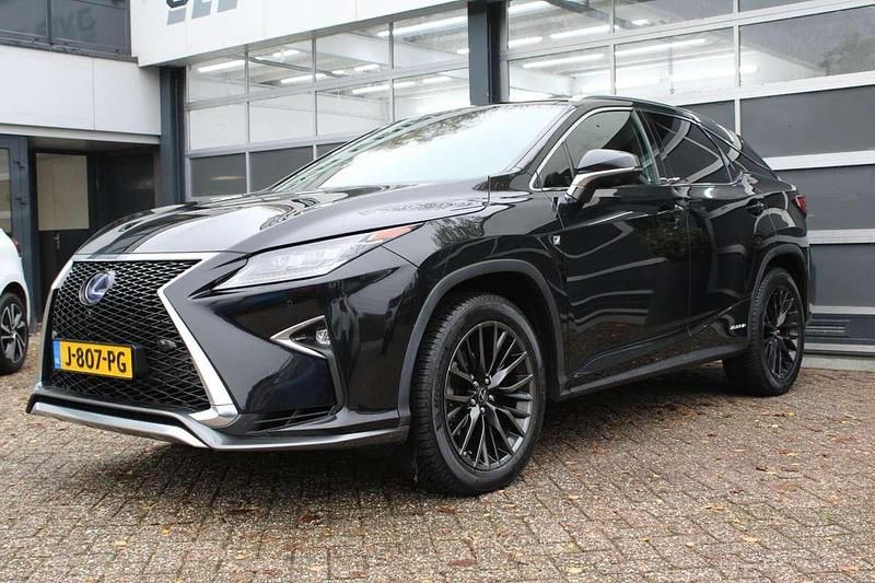 Zwart Gebruikt 2017 Lexus RX450h Sport Line SUV | € 29.900 (Goede deal) - Afbeelding 1/4
