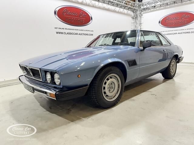 Blauw Occasion 1977 Maserati Kyalami Coupé | € 59.000 - Afbeelding 1/4