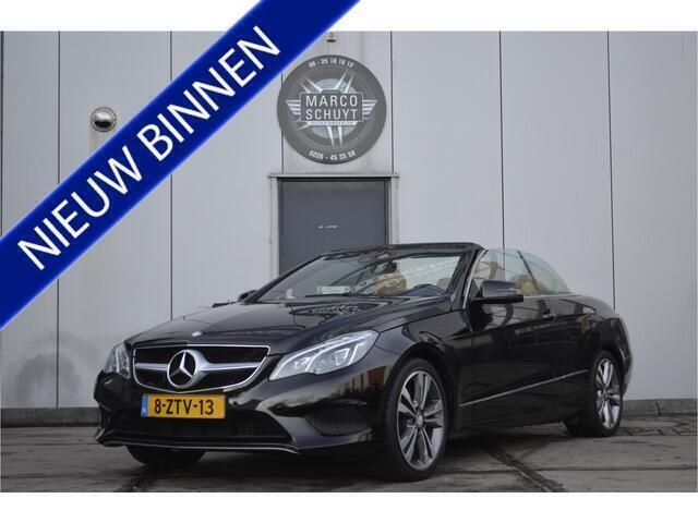 Zwart Gebruikt 2014 Mercedes E200 Edition Cabriolet | € 19.950 (Eerlijke prijs) - Afbeelding 1/4