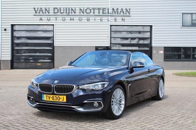 Blauw, metallic lak Gebruikt 2018 BMW 420 Executive Cabriolet | € 27.950 (Eerlijke prijs) - Afbeelding 1/4
