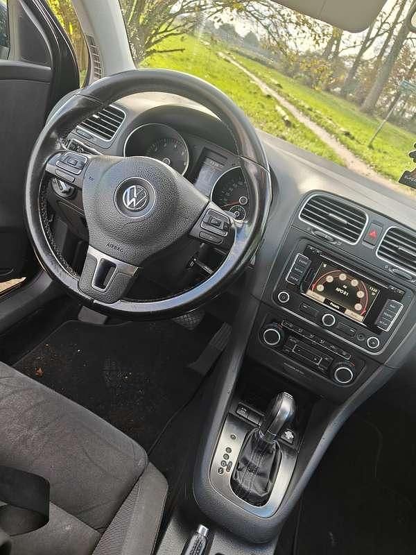 Zwart Gebruikt 2009 VW Golf VI Highline Stationwagen | € 3.499 (Super prijs) - Afbeelding 1/4