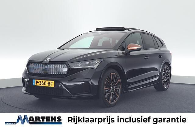 Zwart Gebruikt 2022 Skoda Enyaq iV SUV | € 34.749 (Iets duurder) - Afbeelding 1/4