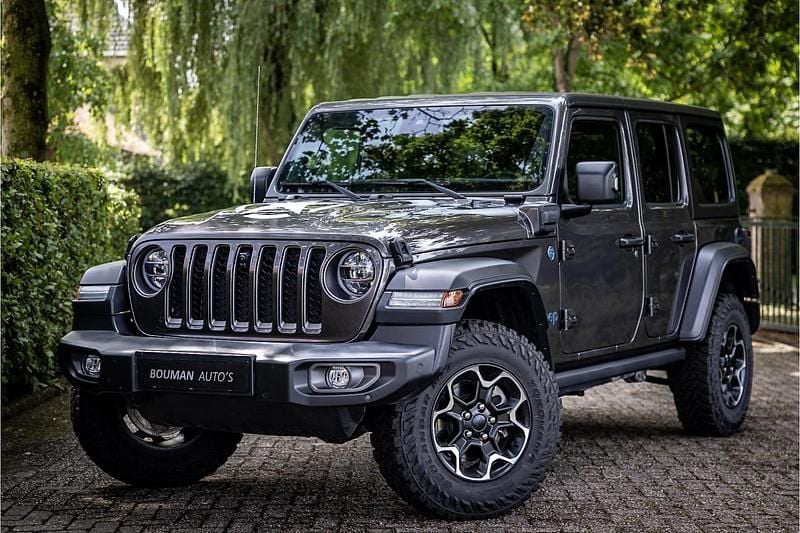 Grijs Gebruikt 2021 Jeep Wrangler Unlimited Rubicon SUV | € 58.750 (Super prijs) - Afbeelding 1/4