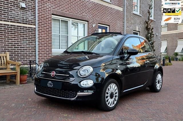Zwart, metallic lak Gebruikt 2015 Fiat 500C Lounge Cabriolet | € 9.750 (Iets duurder) - Afbeelding 1/4