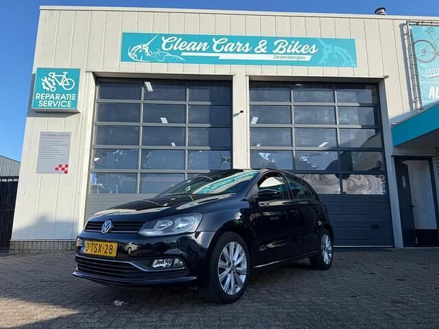 Zwart Occasion 2014 VW Polo Comfortline Hatchback | € 8.450 (Eerlijke prijs) - Afbeelding 1/4