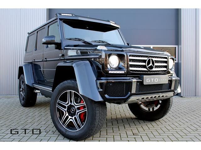 Zwart (metallic) Gebruikt 2016 Mercedes G500 4x4² SUV | € 114.900 - Afbeelding 1/4