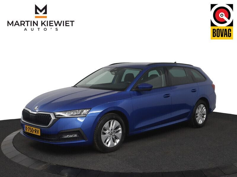 Blauw Gebruikt 2021 Skoda Octavia Business Line Stationwagen | € 13.950 (Eerlijke prijs) - Afbeelding 1/4