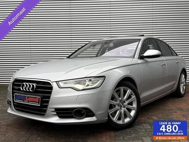 Grijs Occasion 2013 Audi A6 Proline Sedan | € 19.950 (Eerlijke prijs) - Afbeelding 1/4