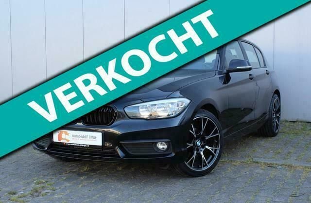 Zwart Gebruikt 2016 BMW 116 Hatchback | € 13.745 (Eerlijke prijs) - Afbeelding 1/4