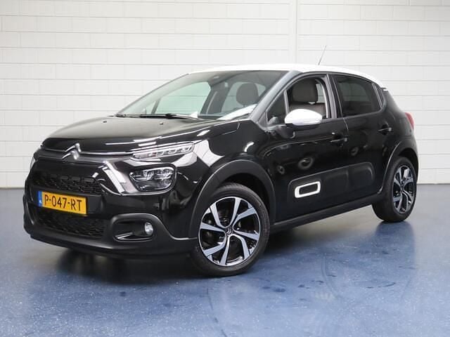 Zwart (metallic) Gebruikt 2022 Citroën C3 Shine Hatchback | € 14.960 (Eerlijke prijs) - Afbeelding 1/4